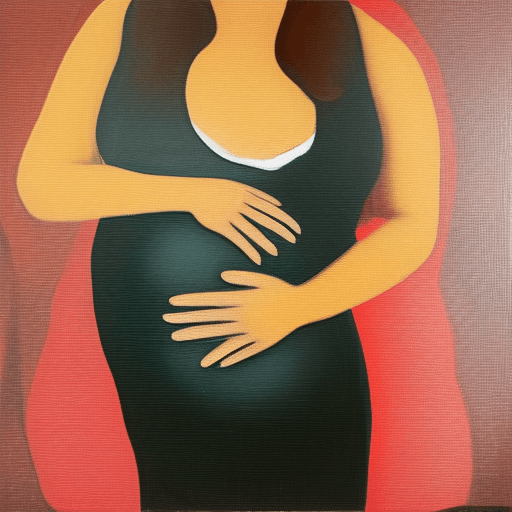 A pregnant woman