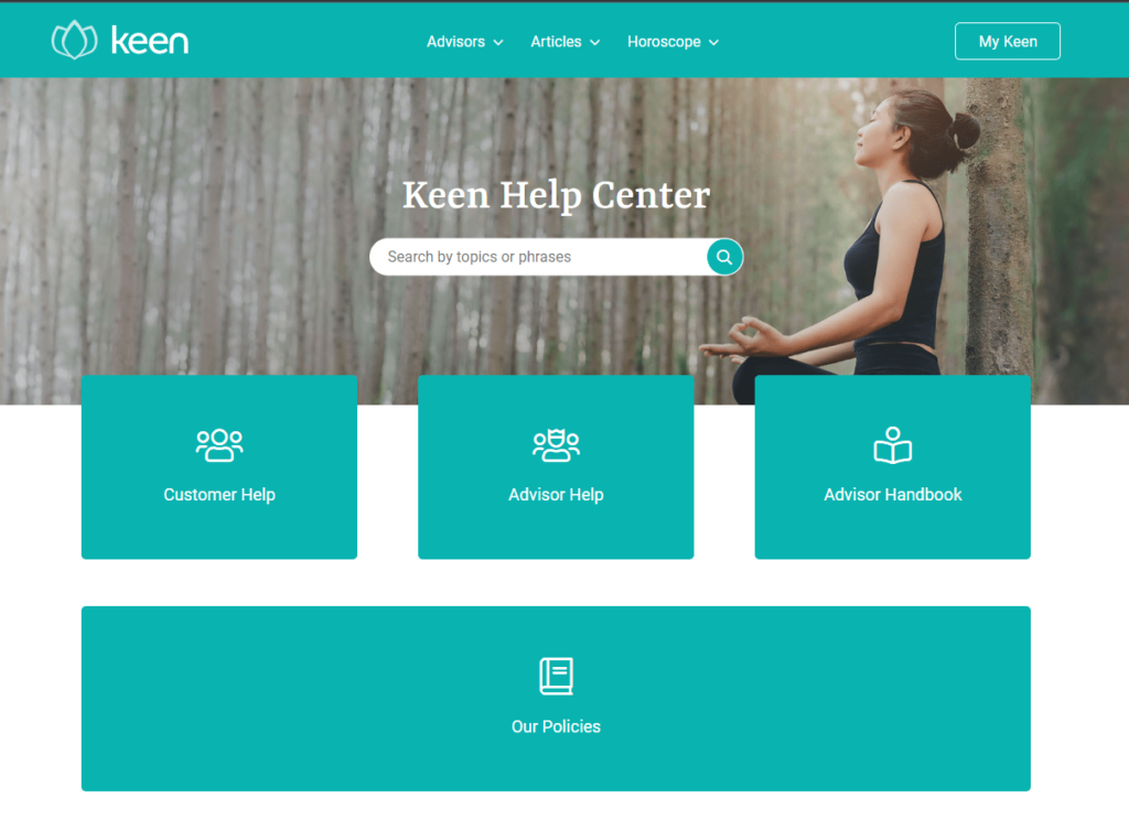Keen.com support