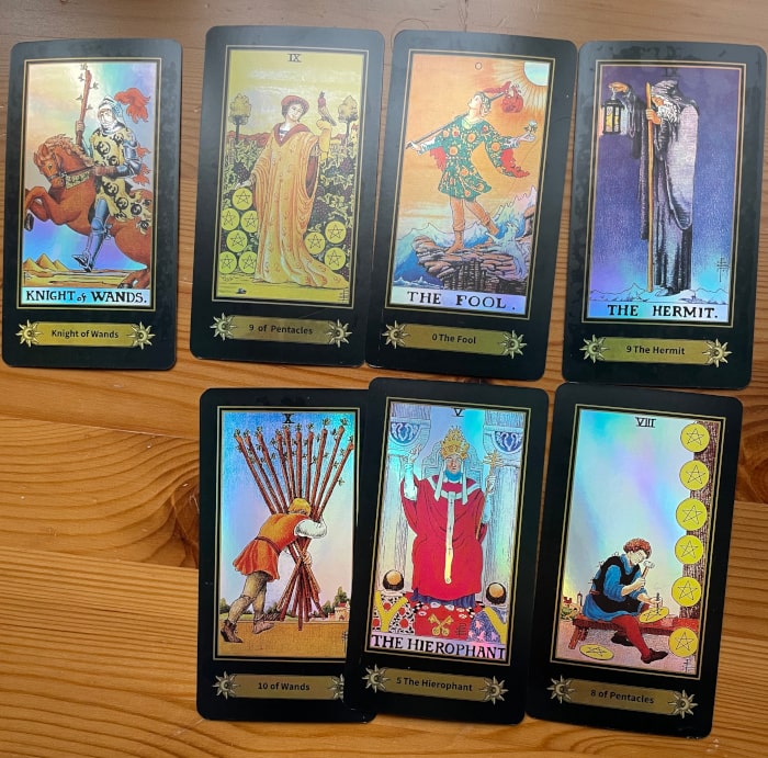 What He's Thinking Tarot Spread