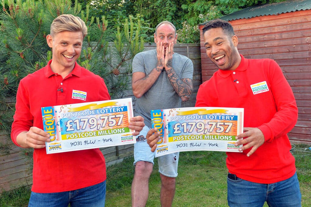 Mark Brookes - Postcode Lottery Winner