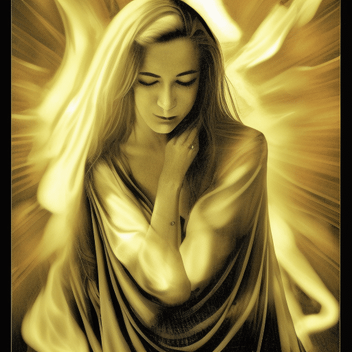 Woman with a psychic aura